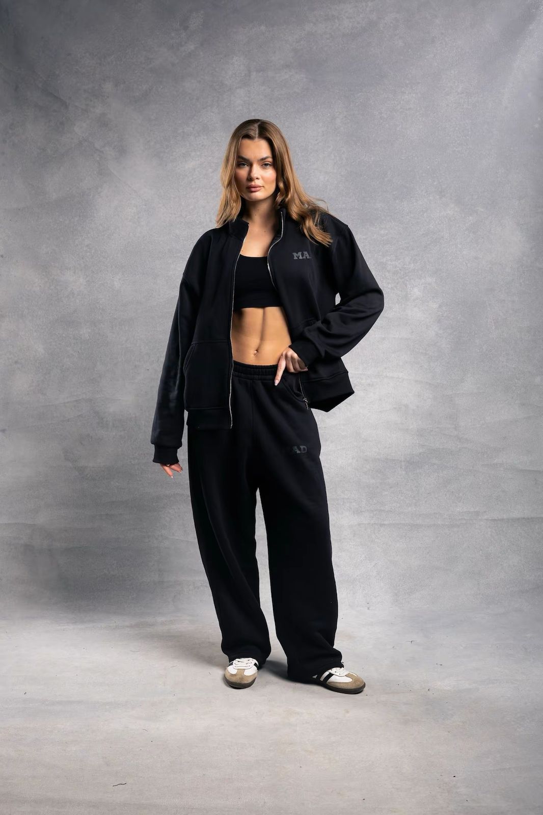 Mono Black Baggy Pants