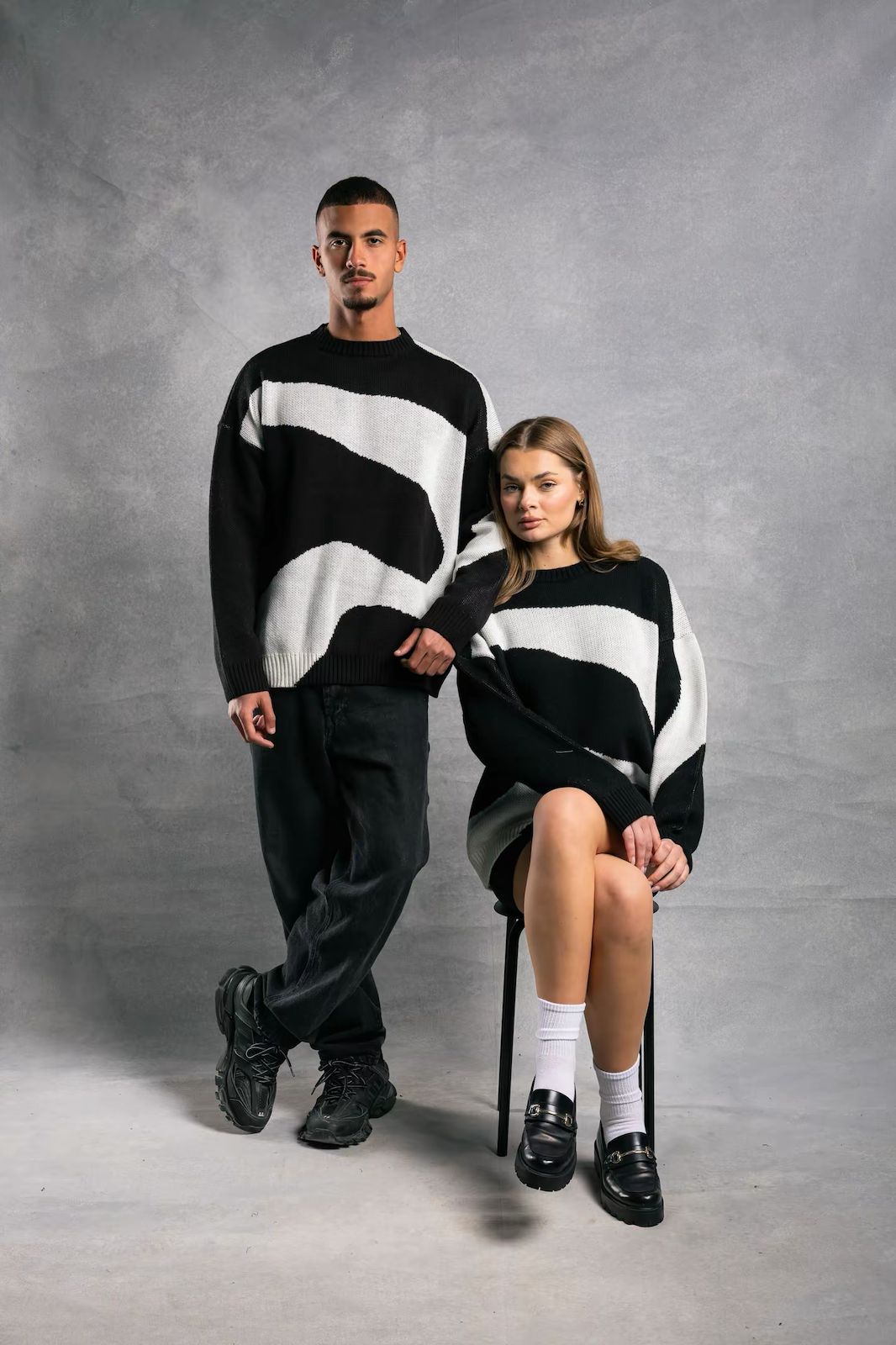Mad Wave Knitted Crewneck