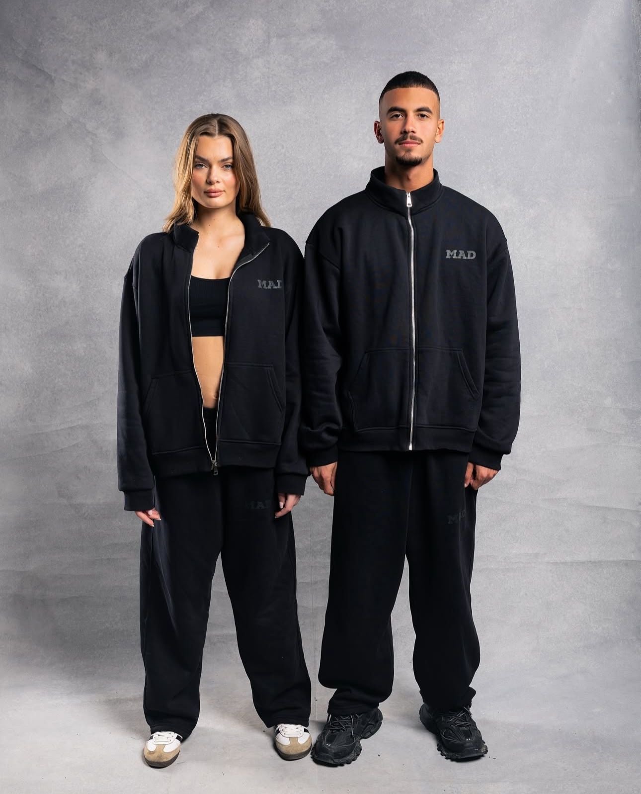 Mono Black Baggy Pants