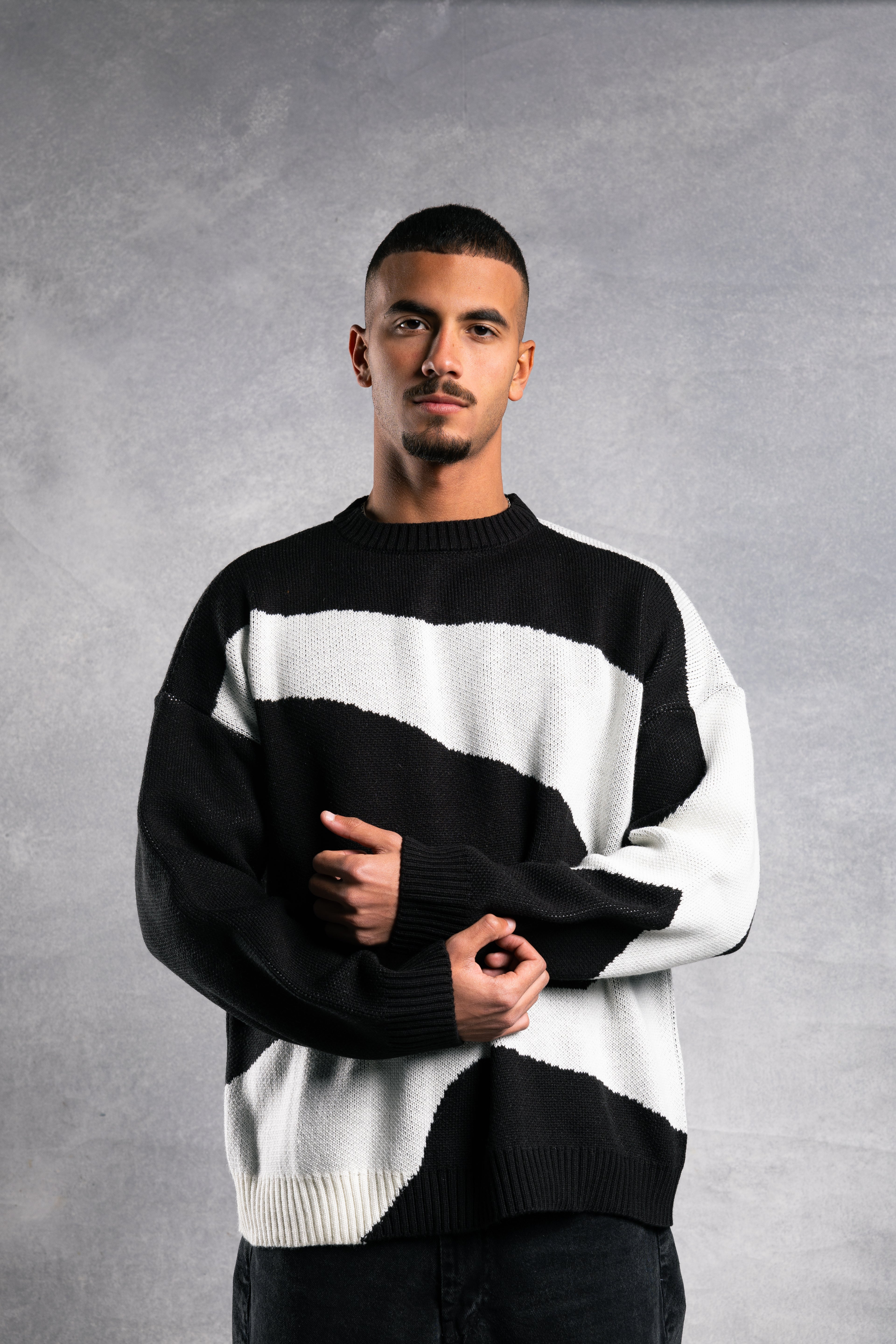 Mad Wave Knitted Crewneck